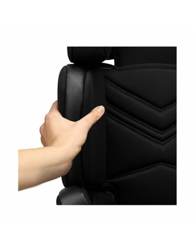 BN-LO-HUGO_LETHER_BLACK,Lionelo - Scaun auto Hugo Lether, Cu Isofix, Tetiera, Husa, 2 suporturi pentru pahar,15-36 Kg, Conform c