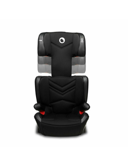 BN-LO-HUGO_LETHER_BLACK,Lionelo - Scaun auto Hugo Lether, Cu Isofix, Tetiera, Husa, 2 suporturi pentru pahar,15-36 Kg, Conform c