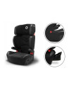 BN-LO-HUGO_LETHER_BLACK,Lionelo - Scaun auto Hugo Lether, Cu Isofix, Tetiera, Husa, 2 suporturi pentru pahar,15-36 Kg, Conform c
