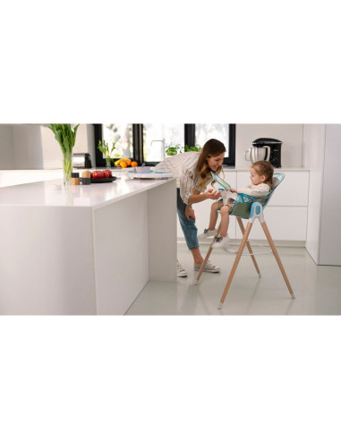 BN-LO-MAYA_WHITE,Lionelo - Scaun de masa Maya, 2 in 1, Transformabil, 3 pozitii de inclinare, Conform cu standardele europeane d