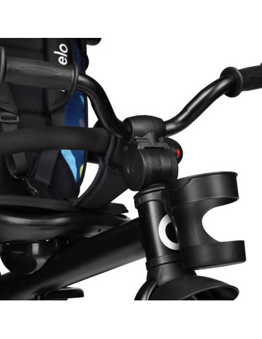 BN-LO-HAARI_BLUE_NAVY,Lionelo - Tricicleta Haari Blue Navy Suport picioare, Control al directiei, Scaun reversibil, Rotire 360 g