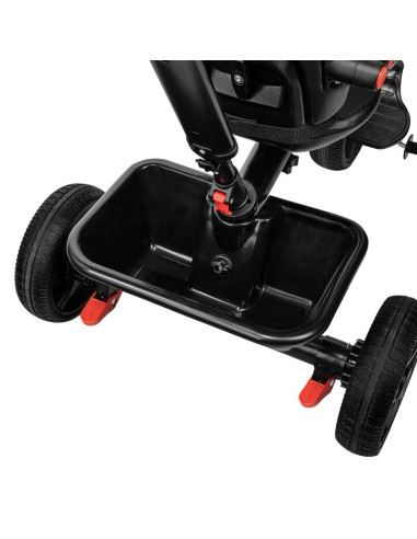 BN-LO-HAARI_BLUE_NAVY,Lionelo - Tricicleta Haari Blue Navy Suport picioare, Control al directiei, Scaun reversibil, Rotire 360 g