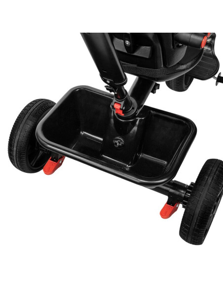 BN-LO-HAARI_BLUE_NAVY,Lionelo - Tricicleta Haari Blue Navy Suport picioare, Control al directiei, Scaun reversibil, Rotire 360 g