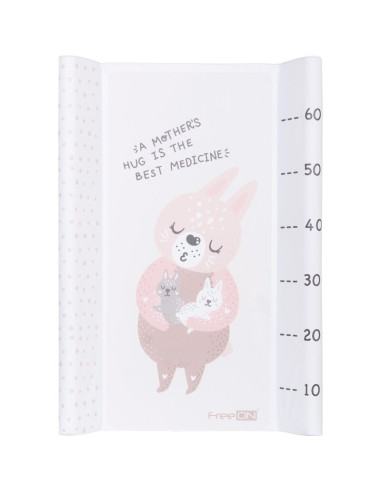 BN-38701,Saltea de infasat cu taliometru, Soft Love, FreeON, 70 x 50 cm, Bunny