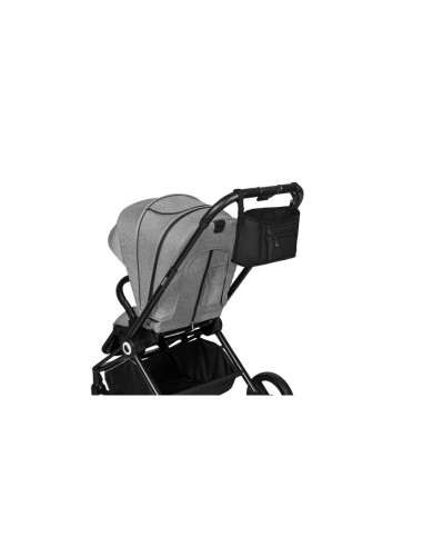 BN-LO-CUBE_BLACK,Lionelo - Rucsac impermeabil pentru mamici Cube, Cu 12 compartimente si salteluta de schimbat, Cu prindere univ