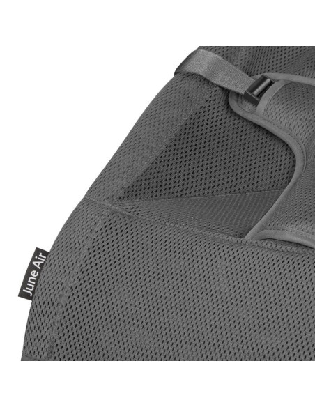 BN-LO-JUNE_AIR_GREY_STONE,Lionelo - Fotoliu balansoar June AIR, Cu arcada cu jucarii, Ergonomic, Permite circulatia aerului, Bal