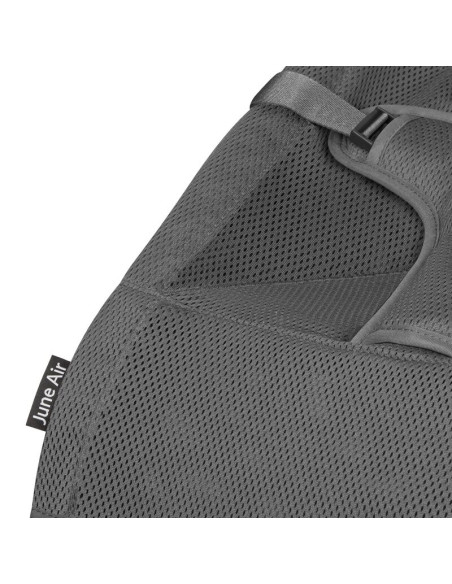 BN-LO-JUNE_AIR_GREY_STONE,Lionelo - Fotoliu balansoar June AIR, Cu arcada cu jucarii, Ergonomic, Permite circulatia aerului, Bal