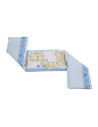 BN-BN241,Babyneeds - Aparatoare laterala pentru patut 120x60 cm, Cu umplutura antialergica, Dimensiune 180 x 32 cm, Teddy Friend