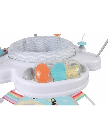 BN-45777,Jumper interactiv, Jumeperoo, Cu scaun rotativ la 360 grade, Reglabil pe inaltime, Cu melodii, lumini si jucarii, Confo