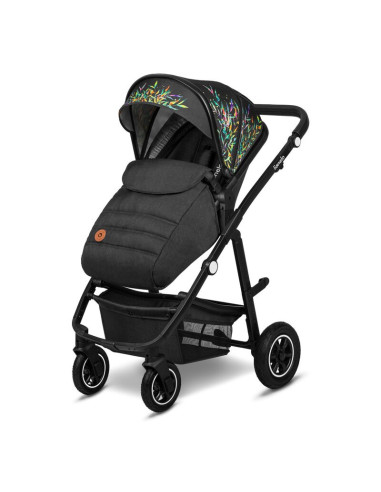 BN-LO-AMBER_3IN1_DREAMIN,Lionelo - Carucior Amber 3 in 1, Editie Dreamin', Cadru aluminiu, Cu landou intarit si saltea moale, Sc