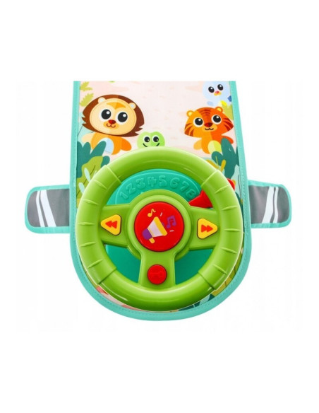 BN-993,Jucarie interactiva Volan, Cu melodii si sunete, Cu oglinda, Hola Toys, Multicolor