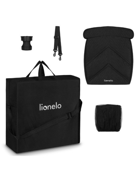 BN-LO-CLOE_BROWN_RUST,Lionelo - Carucior sport Cloe, De la nastere, Cu accesorii, Cadru din aluminiu, 0-22 kg, Usor, Pliabil cu 