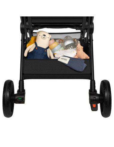 BN-LO-CLOE_BROWN_RUST,Lionelo - Carucior sport Cloe, De la nastere, Cu accesorii, Cadru din aluminiu, 0-22 kg, Usor, Pliabil cu 