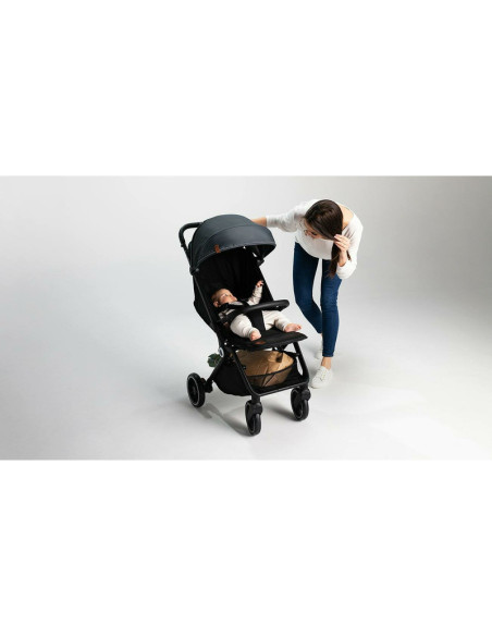 BN-LO-CLOE_BROWN_RUST,Lionelo - Carucior sport Cloe, De la nastere, Cu accesorii, Cadru din aluminiu, 0-22 kg, Usor, Pliabil cu 