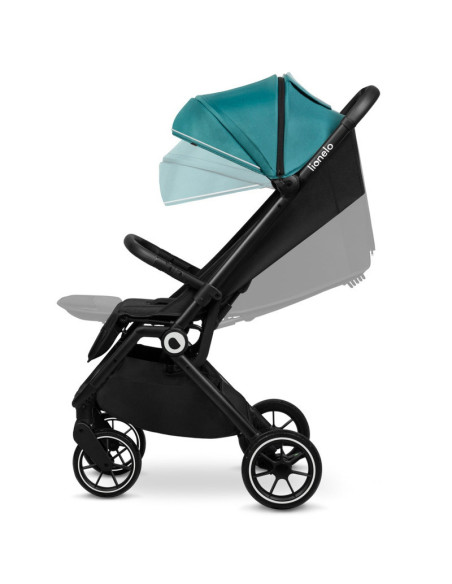 BN-LO-CLOE_GREEN_EMERALD,Lionelo - Carucior sport Cloe, De la nastere, Cu accesorii, Cadru din aluminiu, 0-22 kg, Usor, Pliabil 