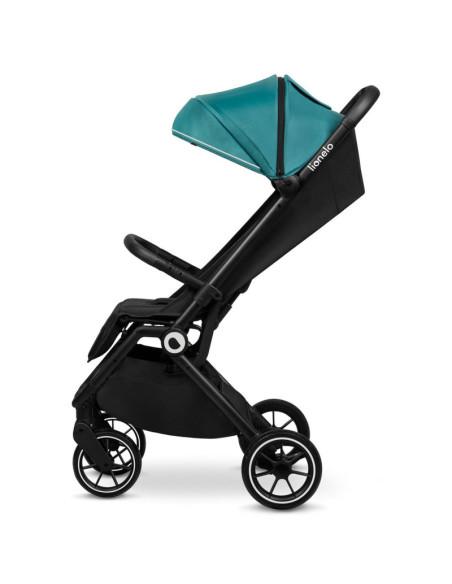 BN-LO-CLOE_GREEN_EMERALD,Lionelo - Carucior sport Cloe, De la nastere, Cu accesorii, Cadru din aluminiu, 0-22 kg, Usor, Pliabil 