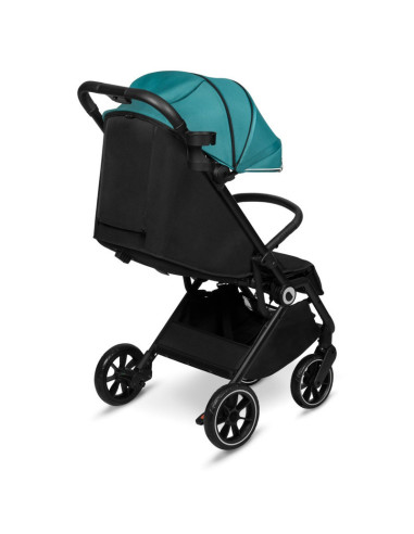 BN-LO-CLOE_GREEN_EMERALD,Lionelo - Carucior sport Cloe, De la nastere, Cu accesorii, Cadru din aluminiu, 0-22 kg, Usor, Pliabil 