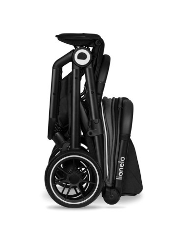 BN-LO-CLOE_GREY_STONE,Lionelo - Carucior sport Cloe, De la nastere, Cu accesorii, Cadru din aluminiu, 0-22 kg, Usor, Pliabil cu 