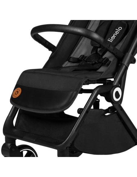 BN-LO-CLOE_GREY_STONE,Lionelo - Carucior sport Cloe, De la nastere, Cu accesorii, Cadru din aluminiu, 0-22 kg, Usor, Pliabil cu 