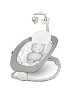 BN-LO-PASCAL_GREY_DOVE,Lionelo - Fotoliu balansoar cu vibratii, Pascal Scandi, Cu 12 melodii linistitoare, Pliabil, 80x49 cm, Gr 2