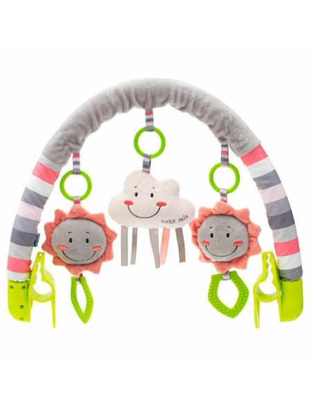 BN-45090,Arcada universala cu jucarii din plus, Pentru landou, Carucior, Scaun de masa, Patut, Baby Mix, Cloud