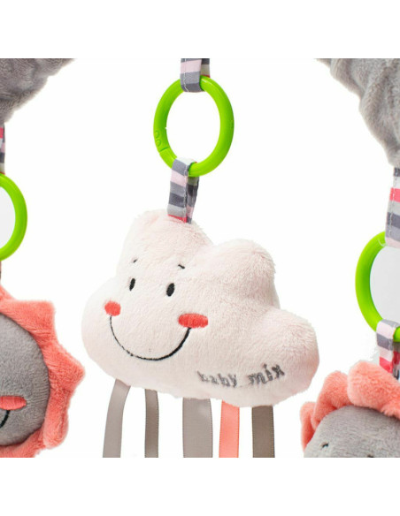 BN-45090,Arcada universala cu jucarii din plus, Pentru landou, Carucior, Scaun de masa, Patut, Baby Mix, Cloud