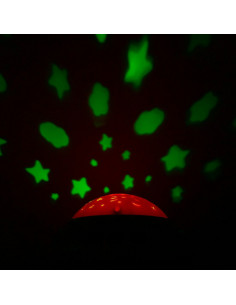 BN-37046,Carusel muzical pentru patut bebelusi, Cu proiectii, Cu melodii si sunete ale naturii, Cu 11 jucarii, Baby Mix, Red 2