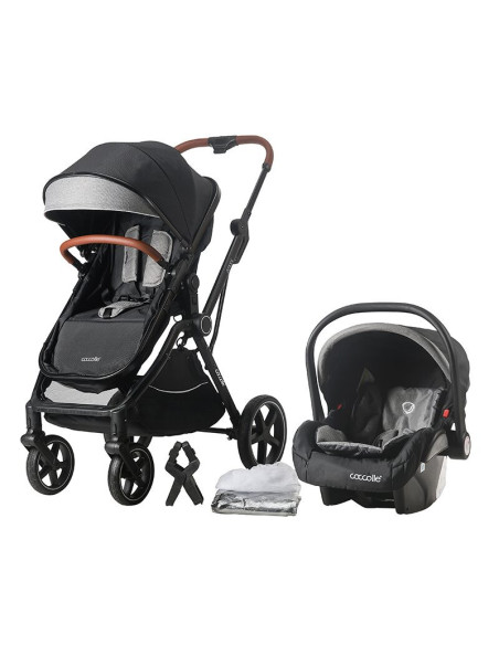 323061860,Carucior transformabil 3in1 Coccolle Amani Diamond black