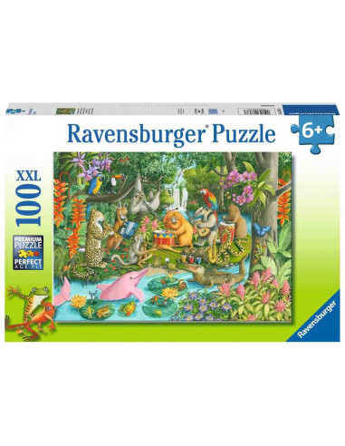 RVSPC13367,Puzzle Trupa De Muzica A Animalelor, 100 Piese