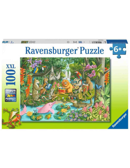 RVSPC13367,Puzzle Trupa De Muzica A Animalelor, 100 Piese