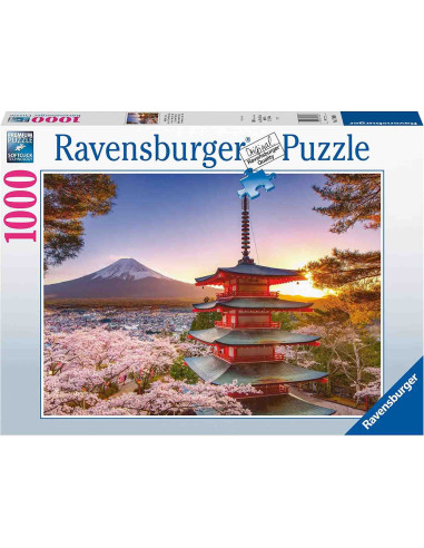 RVSPA17090,Puzzle Fuji Ciresi Infloriti, 1000 Piese