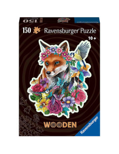 RVSPA17512,Puzzle Lemn Contur Vulpe, 150 Piese 2