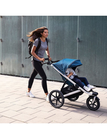 TA10101943,Carucior Thule Urban Glide 2 Single Aluminum/MajolicaBlue (model2020)