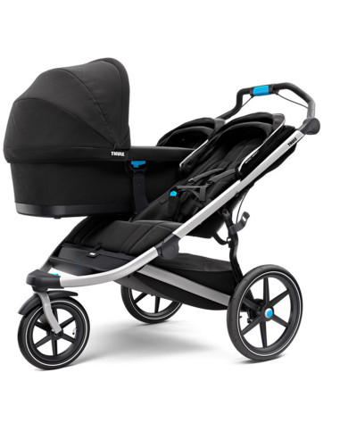 TA10101951,Carucior Thule Urban Glide 2 Double Aluminum/Jet Black