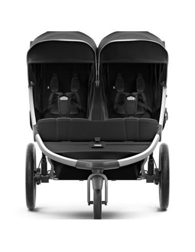 TA10101951,Carucior Thule Urban Glide 2 Double Aluminum/Jet Black