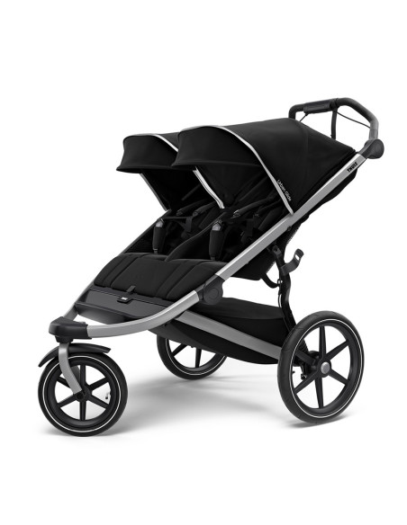 TA10101951,Carucior Thule Urban Glide 2 Double Aluminum/Jet Black