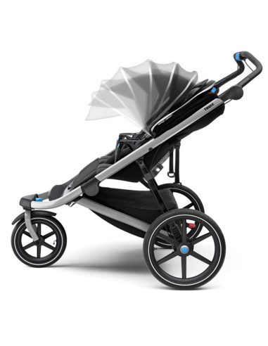 TA10101951,Carucior Thule Urban Glide 2 Double Aluminum/Jet Black