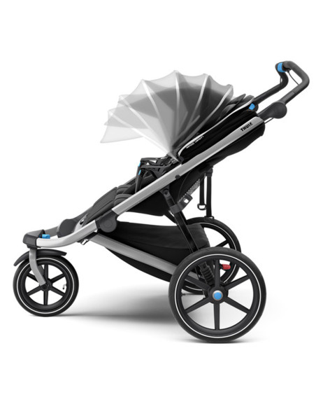 TA10101951,Carucior Thule Urban Glide 2 Double Aluminum/Jet Black