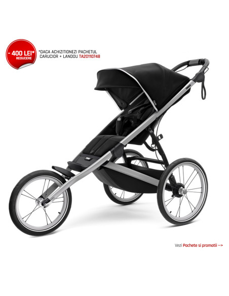 TA10101952,Carucior Thule Glide 2 Single Aluminium/Jet Black (model 2020)