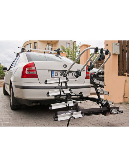 HK01159,Suport biciclete Hakr Trip pentru 3 biciclete cu prindere pe carligul de remorcare