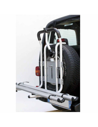 P375/A,Suport bicicleta Peruzzo Stelvio 375/A 4X4 ALU cu prindere pe roata de rezerva pentru 2 biciclete