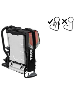 TA965500,Suport biciclete Thule EasyFold XTF 2 cu prindere pe carligul de remorcare (13 pini) - pentru 2 biciclete 2