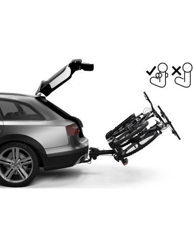 TA965500,Suport biciclete Thule EasyFold XTF 2 cu prindere pe carligul de remorcare (13 pini) - pentru 2 biciclete TA965500,Suport biciclete Thule EasyFold XTF 2 cu prindere pe carligul de remorcare (13 pini) - pentru 2 biciclete