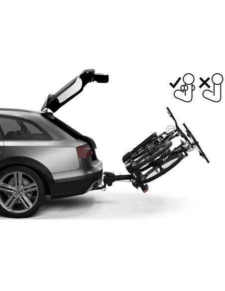 TA965500,Suport biciclete Thule EasyFold XTF 2 cu prindere pe carligul de remorcare (13 pini) - pentru 2 biciclete TA965500,Suport biciclete Thule EasyFold XTF 2 cu prindere pe carligul de remorcare (13 pini) - pentru 2 biciclete