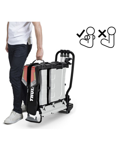 TA966500,Suport biciclete Thule EasyFold XTF 3 cu prindere pe carligul de remorcare (13pini)- pentru 3 biciclete TA966500,Suport biciclete Thule EasyFold XTF 3 cu prindere pe carligul de remorcare (13pini)- pentru 3 biciclete