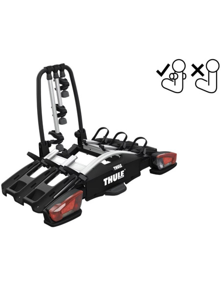 TA961500,Suport biciclete Thule VeloCompact F cu prindere pe carligul de remorcare - pentru 3 biciclete