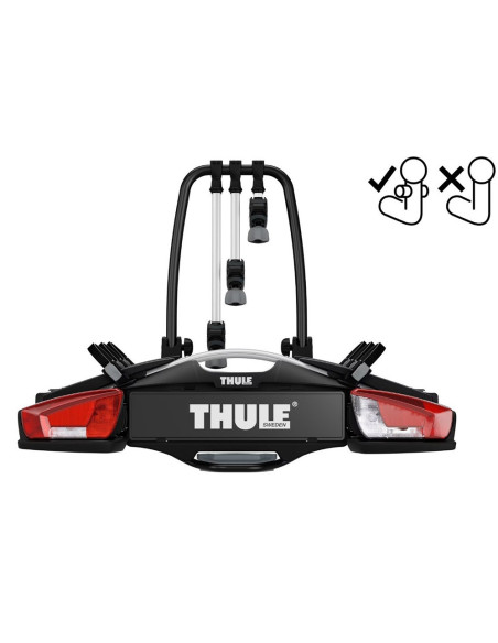 TA961500,Suport biciclete Thule VeloCompact F cu prindere pe carligul de remorcare - pentru 3 biciclete