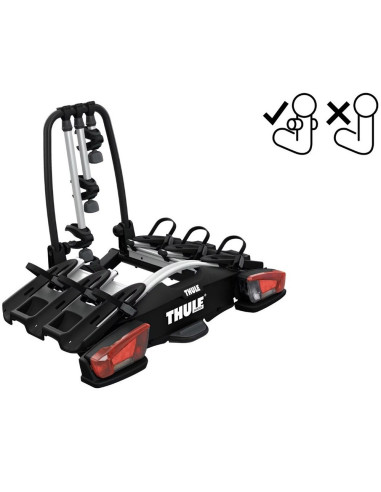 TA961500,Suport biciclete Thule VeloCompact F cu prindere pe carligul de remorcare - pentru 3 biciclete