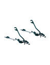 TA591040,Pachet 2 buc suporturi biciclete Thule ProRide 591 Argintiu cu prindere pe bare transversale