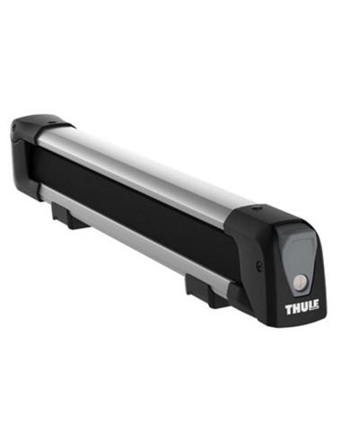 TA732400,Suport 4 perechi schiuri Thule SnowPack 7324 gri cu prindere pe bare transversale aluminiu cu profil T